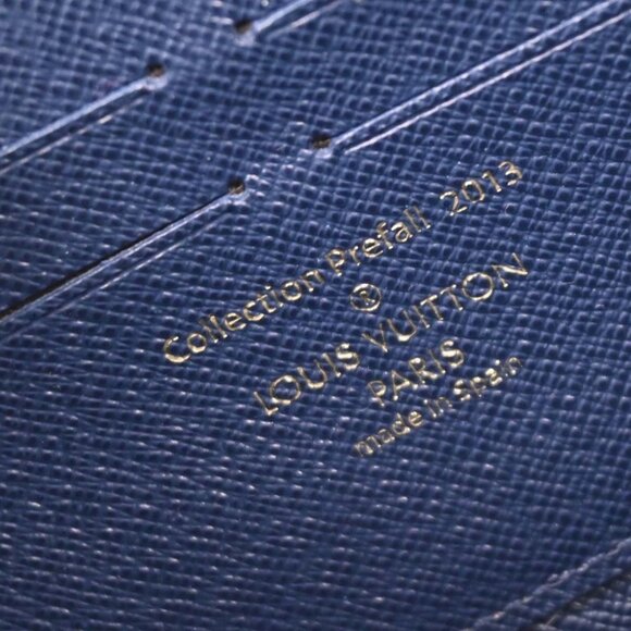 Louis Vuitton Blue Damier Payette Zippy Wallet - Picture 7 of 7